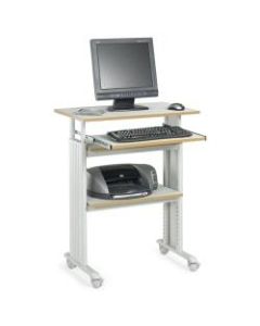 Safco Muv Stand-up Adjustable Height Desk, Gray
