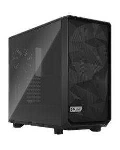 Fractal Design Meshify 2 Computer Case - Black - Steel, Tempered Glass - 8 x Bay - 3 x 5.51in x Fan(s) Installed - 0 - EATX, ATX, Micro ATX, Mini ITX Motherboard Supported