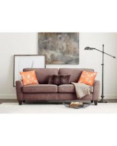 Serta Astoria Deep-Seating Sofa, 73in, Tan/Espresso