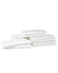1888 Mills Naked King Pillowcases, 42in x 46in, White, Pack Of 72 Pillowcases
