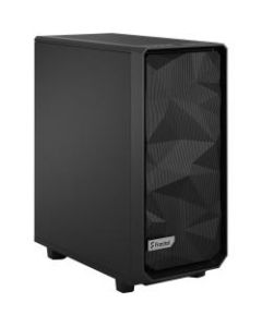 Fractal Design Meshify 2 Compact Black Solid - Mid-tower - Black - Steel, Mesh - 6 x Bay - 3 x 4.72in , 5.51in x Fan(s) Installed - 0 - ATX, Mini ATX, Mini ITX Motherboard Supported - 7 x Fan(s) Supported