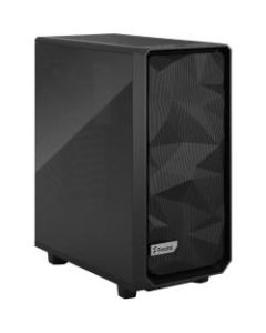 Fractal Design Meshify 2 Compact Black TG Dark Tint - Mid-tower - Black - Tempered Glass, Steel, Mesh - 6 x Bay - 3 x 4.72in , 5.51in x Fan(s) Installed - 0 - ATX, Mini ATX, Mini ITX Motherboard Supported - 7 x Fan(s) Supported