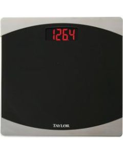 Taylor Digital Medical Scale - 400 lb / 180 kg Maximum Weight Capacity - Black