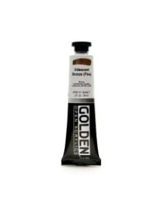 Golden OPEN Acrylic Paint, 2 Oz Tube, Iridescent Bronze (Fine)