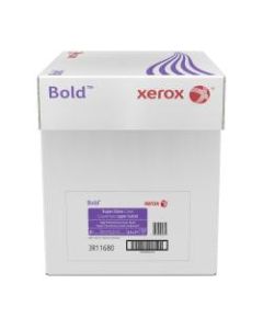 Xerox Bold Digital Super Gloss Cover, Letter Size (8 1/2in x 11in), 92 (U.S.) Brightness, 8 Pt, FSC Certified, Ream Of 250 Sheets, Case Of 5 Reams