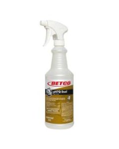 Betco Empty Spray For pH7Q Dual Neutral Disinfectant Cleaner, Pleasant Lemon Scent, 32 Oz Bottle, Case Of 12