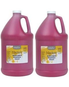 Little Masters Washable Tempera Paint, 128 Oz, Magenta, Pack Of 2