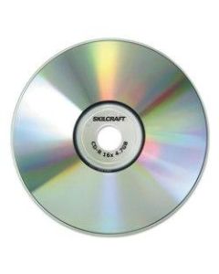 SKILCRAFT CD-R Recordable Discs, Pack Of 100 Discs (AbilityOne 7045015155375)