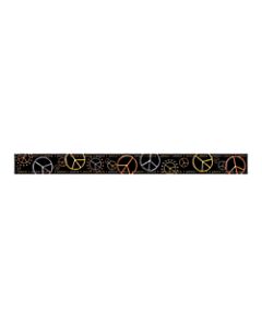 Barker Creek Straight-Edge Borders, 3in x 35in, Peace, Pack Of 12