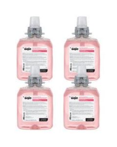 GOJO FMX-12 Luxury Foam Hand Wash Soap, Cranberry Scent, 42.27 Oz, Carton Of 4 Bottles