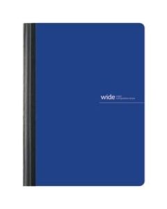 Office Depot Brand Poly Composition Book, 7 1/2in x 9 3/4in, Wide Ruled, 80 Sheets, Blue