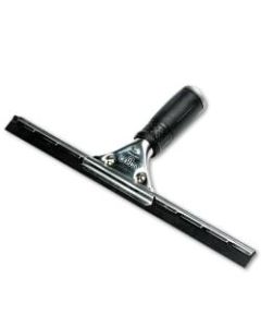 Pro Stainless Steel Window Squeegee, 12in Rubber Blade