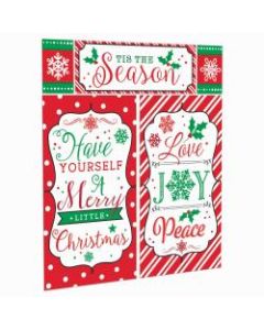 Amscan Merry Christmas Scene Setters Wall Decorating Kits, Set Of 3 Kits