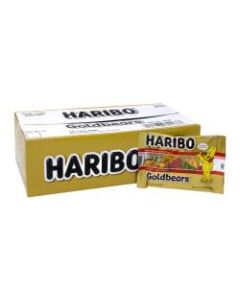 Haribo Goldbears Gummi Candy, 2 Oz, Assorted Flavors, Box Of 24 Pouches