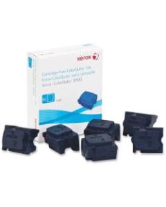 Xerox 108R01014 Colorqube Ink Cyan Colorqube 8900 6 Sticks For Use in North America