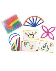 Learning Advantage Edx Education Junior GeoStix 230-Piece Construction Set
