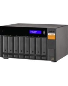 QNAP TL-D800S Drive Enclosure SATA/600 - Mini-SAS Host Interface Tower - 8 x HDD Supported - 8 x SSD Supported - 8 x Total Bay - 8 x 2.5in/3.5in Bay