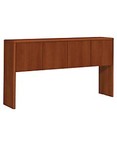 HON 10700 Series Laminate Stack-On Hutch, For 72in Credenza, Cognac