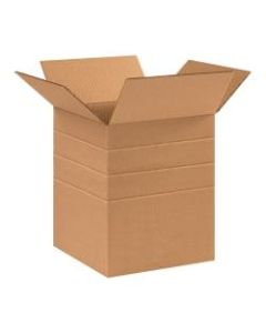 Office Depot Brand Multi-Depth Corrugated Cartons, 12in x 10in x 10in, Kraft, Pack Of 25