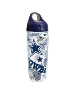 Tervis NFL All-Over Water Bottle With Lid, 24 Oz, Dallas Cowboys
