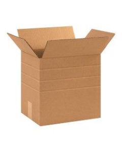 Office Depot Brand Multi-Depth Corrugated Cartons, 12in x 12 1/4in x 9 1/4in, Kraft, Pack Of 25