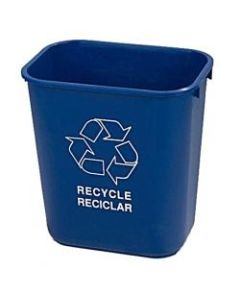 Carlisle Recycling Container, 28 Quart, Blue