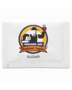 Genuine Joe Pure Cane Sugar, 0.1 Oz., Pack Of 1,200