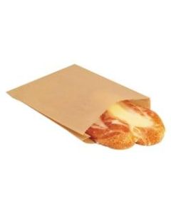 Bagcraft EcoCraft Grease-Resistant Sandwich Bags, 8inH x 6 1/2inW x 1inD, Natural, Carton Of 2,000 Bags