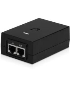 Ubiquiti PoE Injector - 120 V AC, 230 V AC Input - 24 V DC, 1.25 A Output - Ethernet Input Port(s) - Ethernet Output Port(s) - 30 W