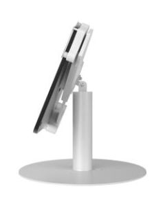 CTA Digital Universal Grip Kiosk Stand for Tablets (White) - Up to 13in Screen Support - Metal, Rubber - White