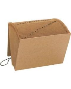 Smead Recycled Kraft Expanding File With Flap, 1-31, Letter Size, Brown