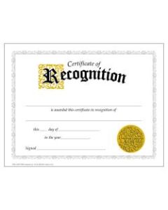 TREND Certificate of Recognition Classic Certificates, 8 1/2in x 11in, Multicolor, Pack Of 30