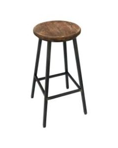 FirsTime & Co. Briggs Farmhouse Counter Stool, Natural/Gunmetal
