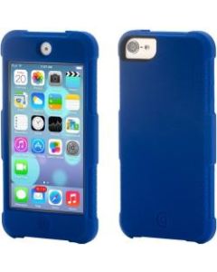 Griffin Survivor Skin for iPod touch (5th/6th Gen.) - For iPod touch 5G, iPod touch 6G - Textured - Blue - Matte, Smooth - Vibration Resistant, Grit Resistant, Moisture Resistant, Shock Absorbing, Drop Resistant, Impact Resistant - Silicone