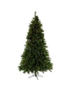 Fraser Hill Farm 6.5ft Artificial Canyon Pine Christmas Tree With Clear LED Lights