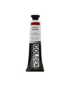 Golden OPEN Acrylic Paint, 2 Oz Tube, Pyrrole Red Dark
