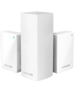 Linksys Velop Wi-Fi 5 IEEE 802.11a/b/g/n/ac Ethernet Wireless Router - 2.40 GHz ISM Band - 5 GHz UNII Band - 600 MB/s Wireless Speed - 2 x Broadband Port - Gigabit Ethernet - Wall Mountable