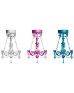 Inkology LED Locker Chandeliers, Assorted Colors, Pack Of 6 Chandeliers