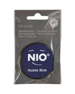 Consolidated Stamp Cosco NIO Personalized Stamp Replacement Ink Pad - 1 Each - 2in Height x 1.3in Width x 0.3in Length - Blue