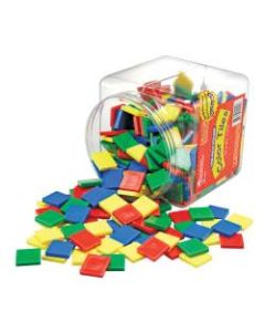 Learning Resources Square Color Tiles, Ages 3-12, Assorted Colors, Pack Of 400
