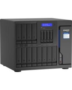 QNAP TVS-H1688X-W1250-32G SAN/NAS Storage System - Intel Xeon W-1250 Hexa-core (6 Core) 3.30 GHz - 12 x HDD Supported - 0 x HDD Installed - 16 x SSD Supported - 0 x SSD Installed - 32 GB RAM DDR4 SDRAM - Serial ATA/600 Controller