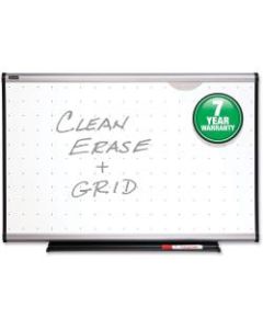 Quartet Prestige Total Erase Dry-Erase Whiteboard, 36in x 48in, Aluminum Frame With Silver Finish