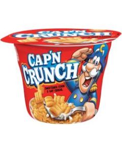 Quaker Oats CapN Crunch Corn/Oat Cereal Bowl - Corn, Oat - Bowl - 1.51 oz - 12 / Carton