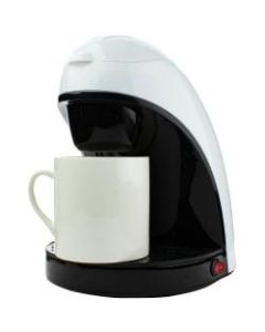 Brentwood Single-Cup Coffee Maker, White