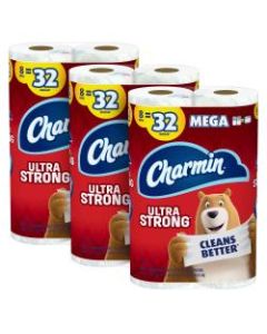 Charmin Ultra Strong Mega Roll 2-Ply Toilet Paper, 264 Sheets Per Roll, 8 Rolls Per Pack, Carton Of 3 Packs