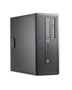 HP EliteDesk 800 G1 Refurbished Desktop PC, Intel Core i7, 16GB Memory, 1TB Hard Drive/256GB Solid State Drive, Windows 10, RF610316