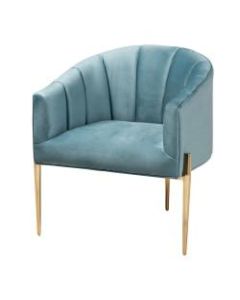 Baxton Studio 9781 Accent Chair, Light Blue