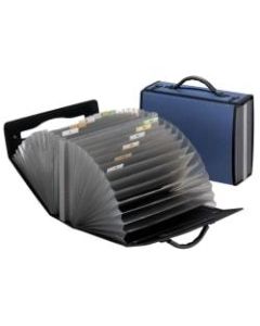 Pendaflex Pocket Folder, 26 Pockets, 8-1/2in x 11in, Navy