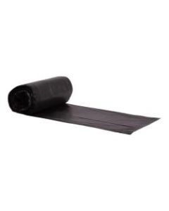Heritage High-Density Can Liners, 60 Gallon, Black, 25 Liners Per Box, Case Of 8 Boxes