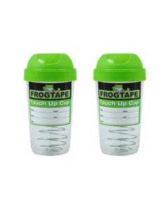 FrogTape Paint Storage Touch Up Cups, 12 Oz, Green, Pack Of 2 Cups